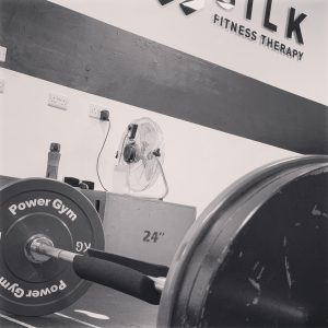 Weights at the gym
