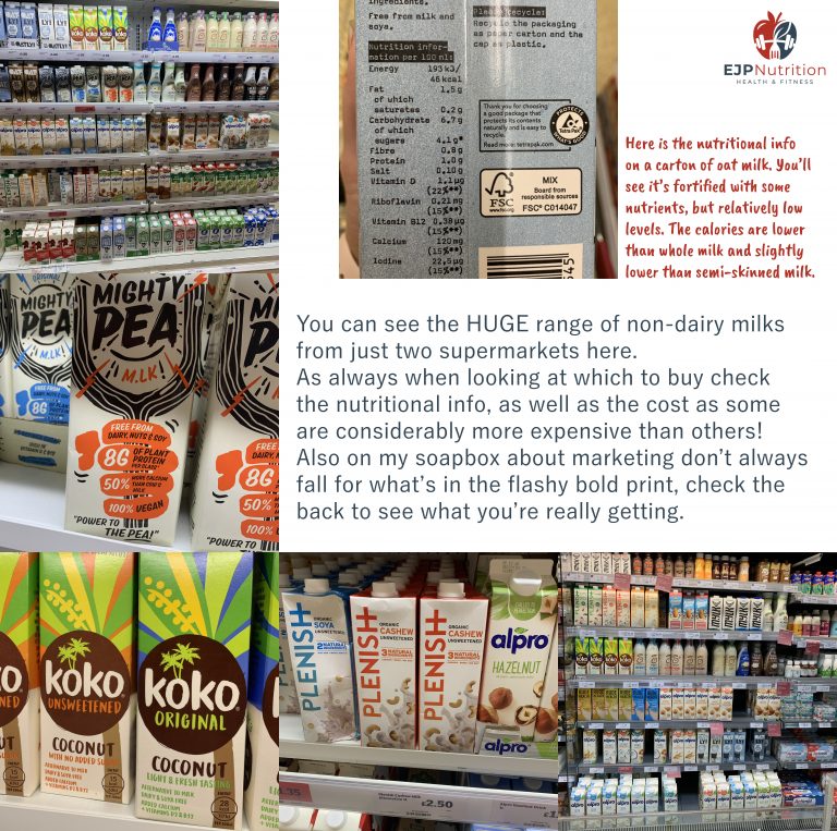 Plant Milks - EJP Nutrition